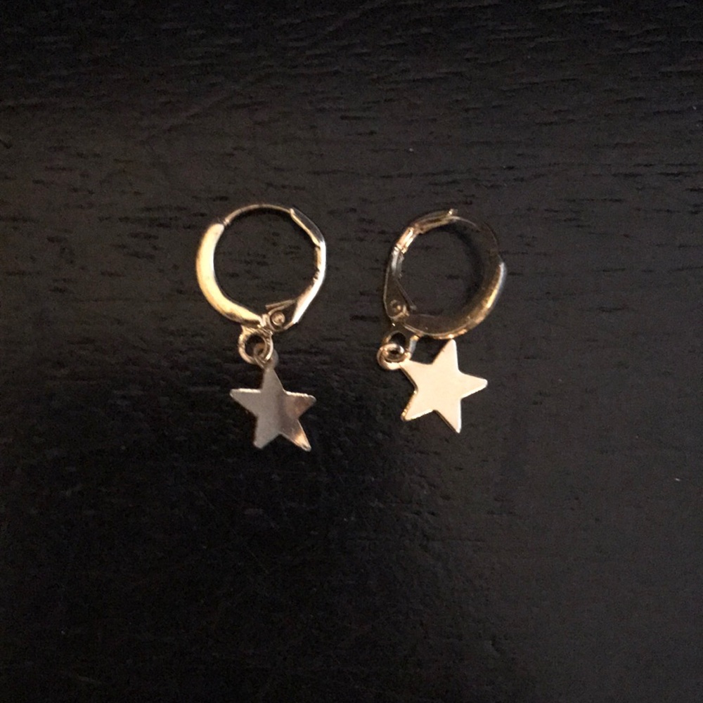 Gold Star Earrings